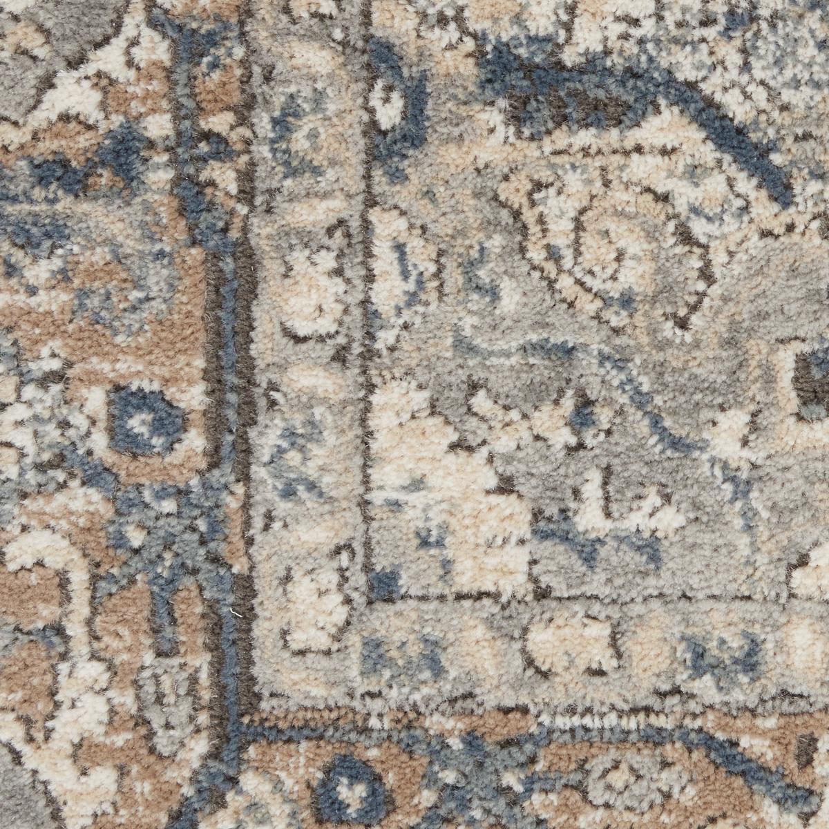 Quarry Medallion Ivory Grey Rug