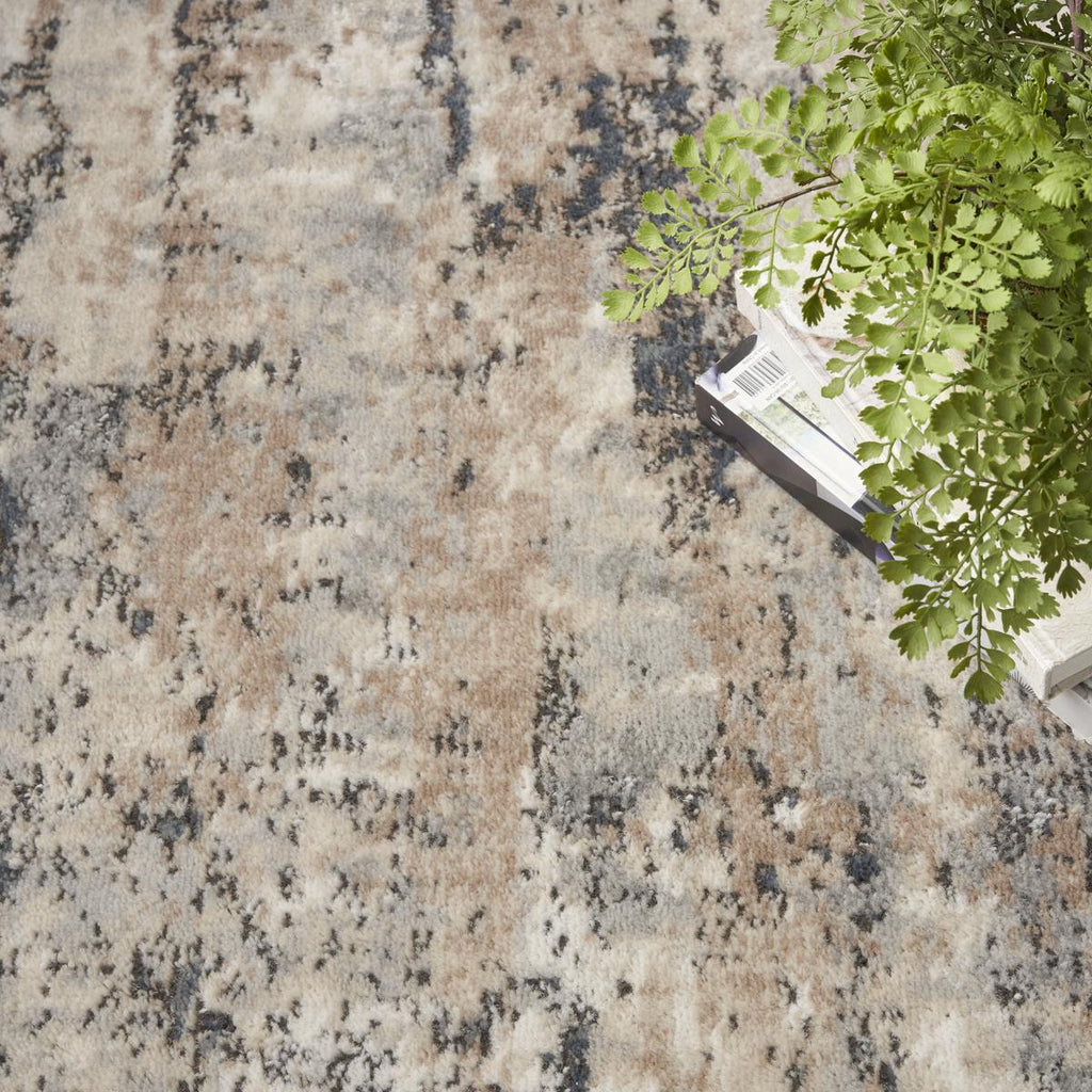 Quarry Strata Beige Grey Rug