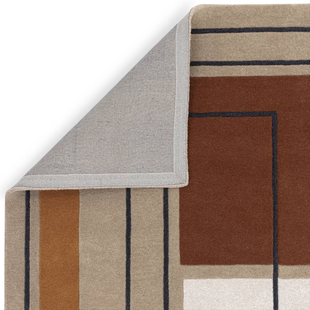 Reef Outline Terracotta Rug