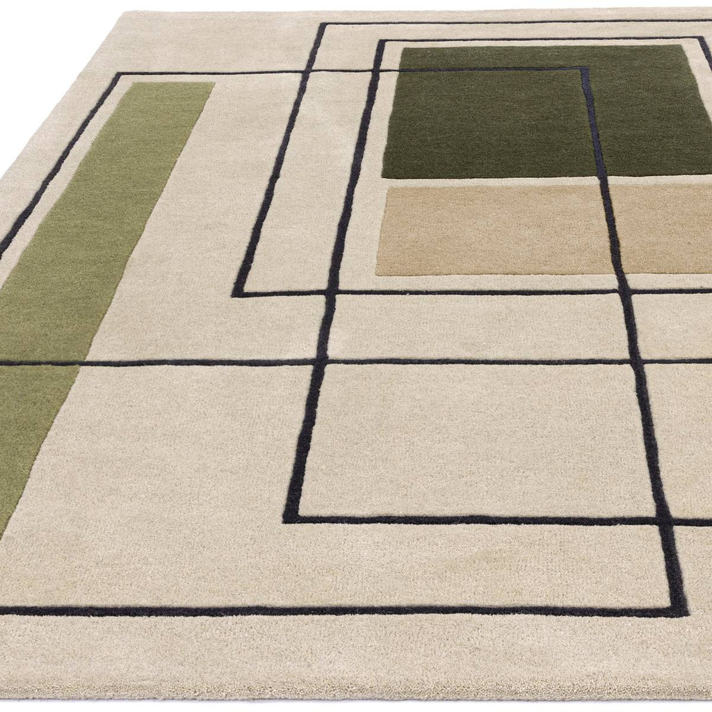 Reef Outline Khaki Rug