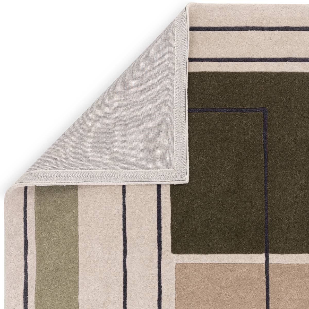 Reef Outline Khaki Rug