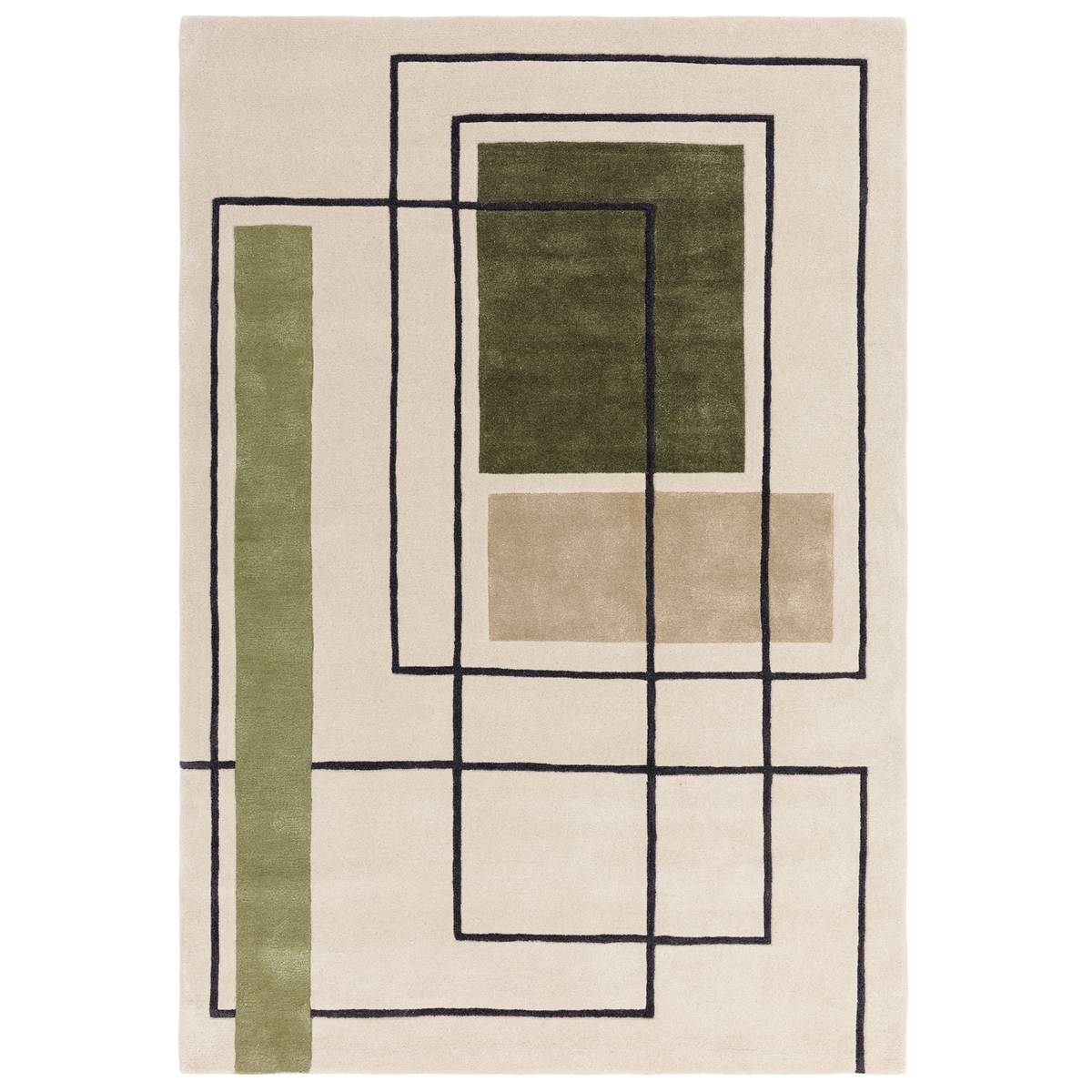 Reef Outline Khaki Rug