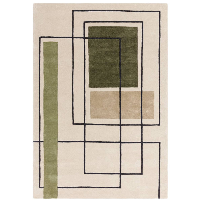 Reef Outline Khaki Rug