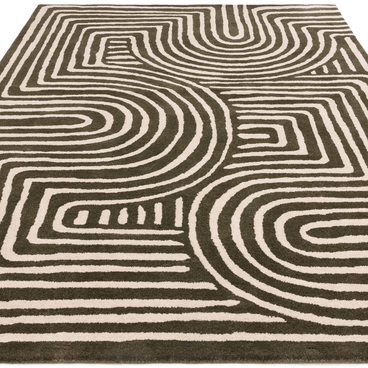 Reef Curve Forest Rug