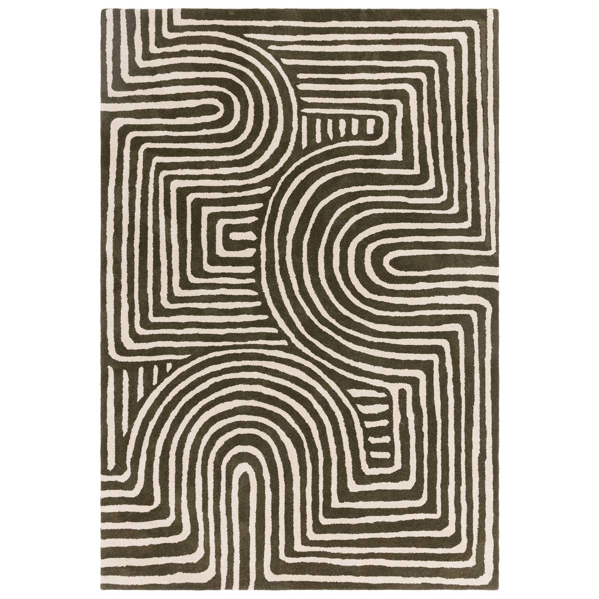 Reef Curve Forest Rug