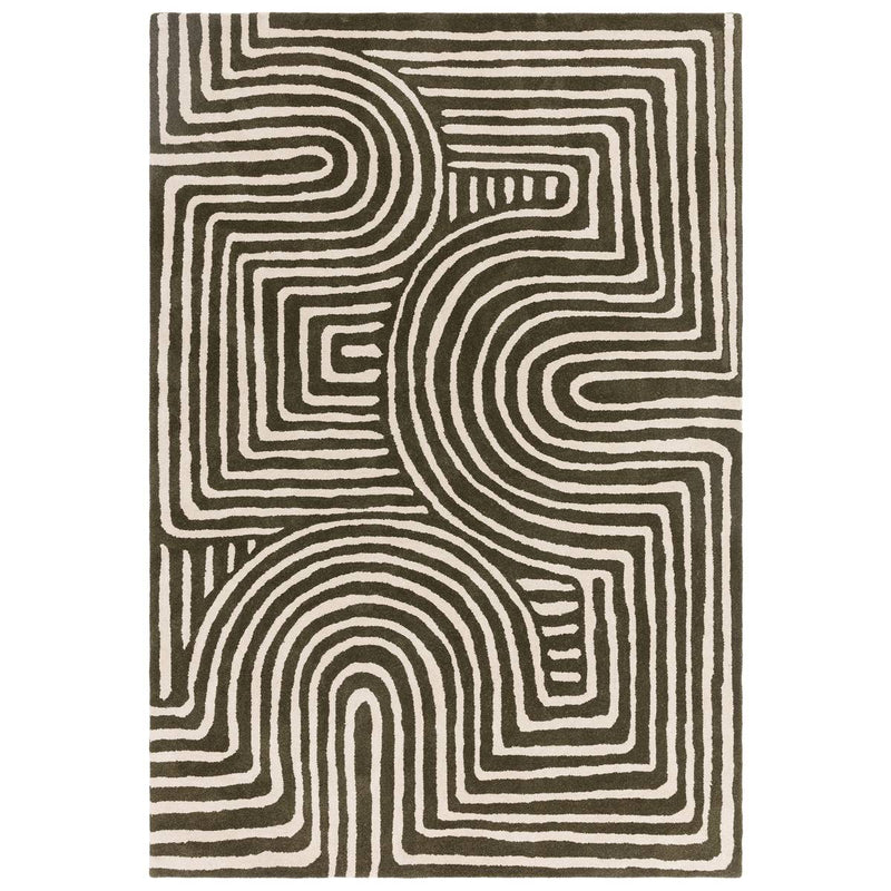 Reef Curve Forest Rug