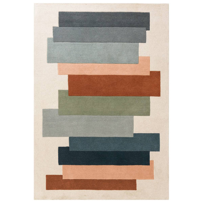 Reef Stacks Green Rug