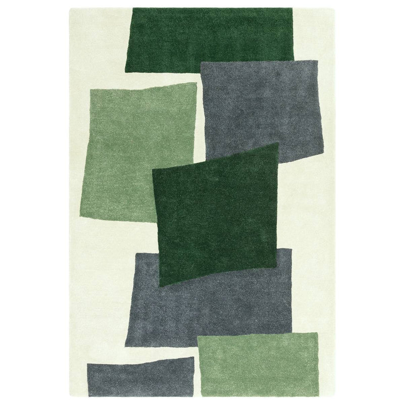 Romy Papercut Green Rug