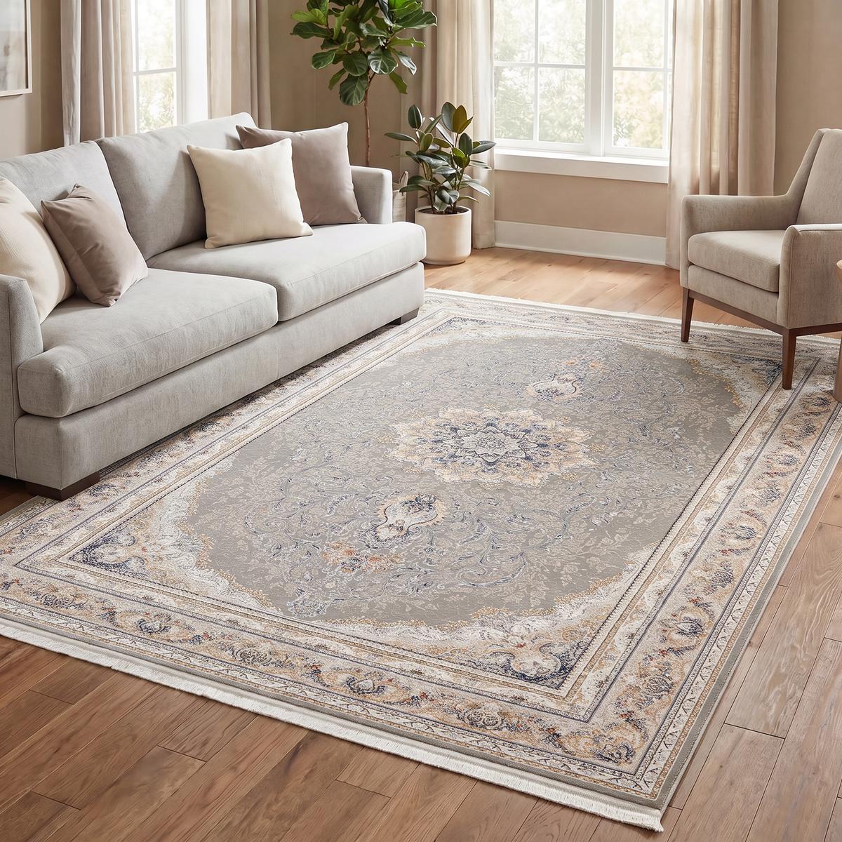 Royalty Regal Light Grey Rug