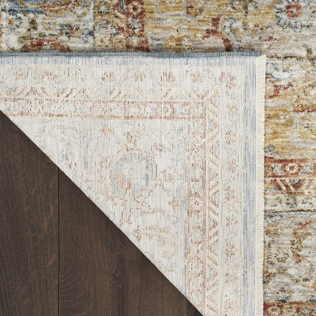 Sahar Medallion Ivory Blue Rug