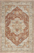 Sahar Medallion Ivory Multicolour Rug