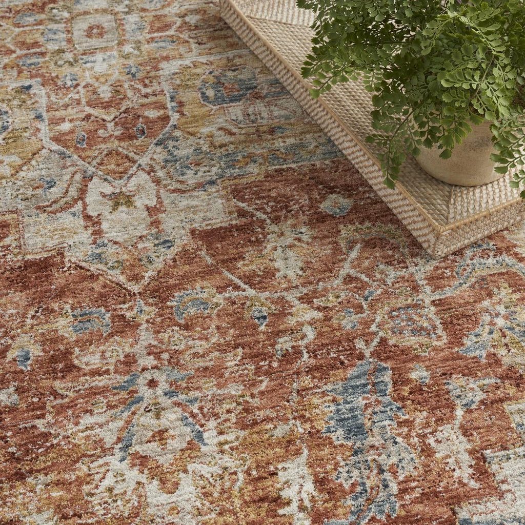 Sahar Medallion Ivory Multicolour Rug