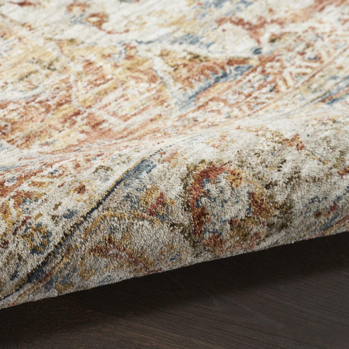 Sahar Medallion Ivory Multicolour Rug