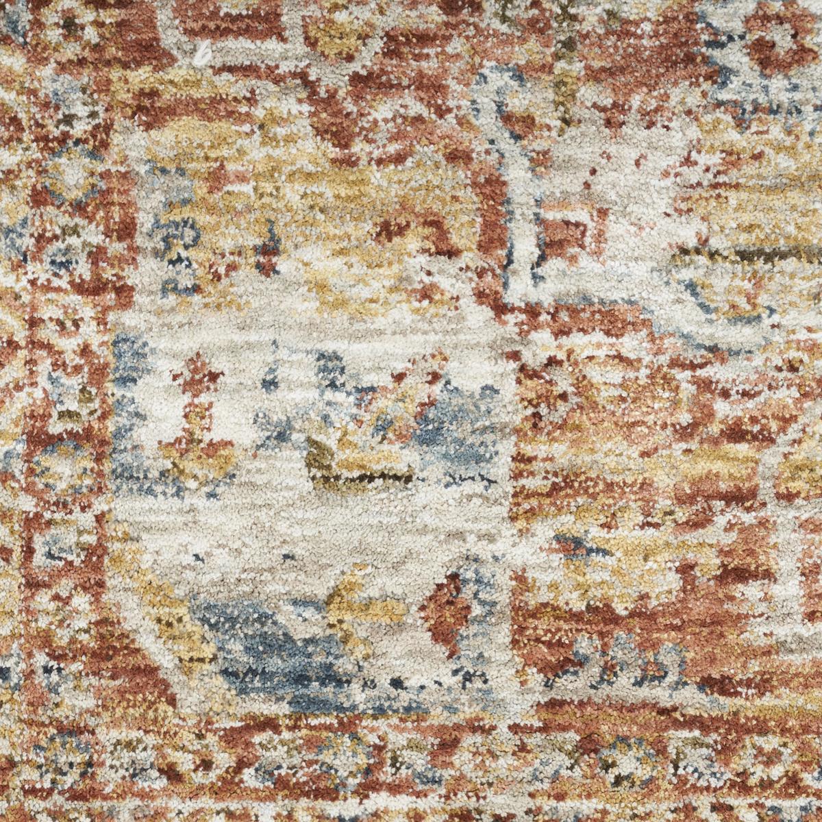 Sahar Medallion Ivory Multicolour Rug
