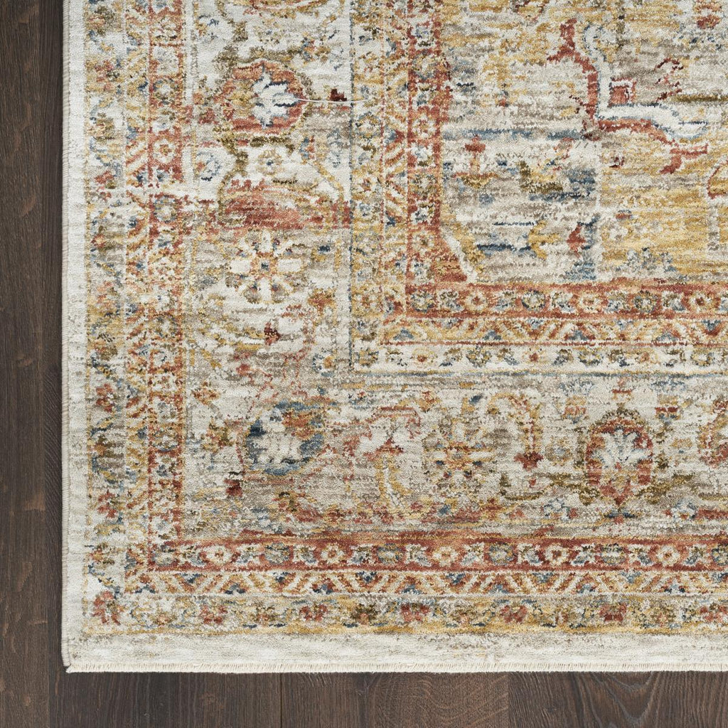 Sahar Medallion Ivory Rust Rug