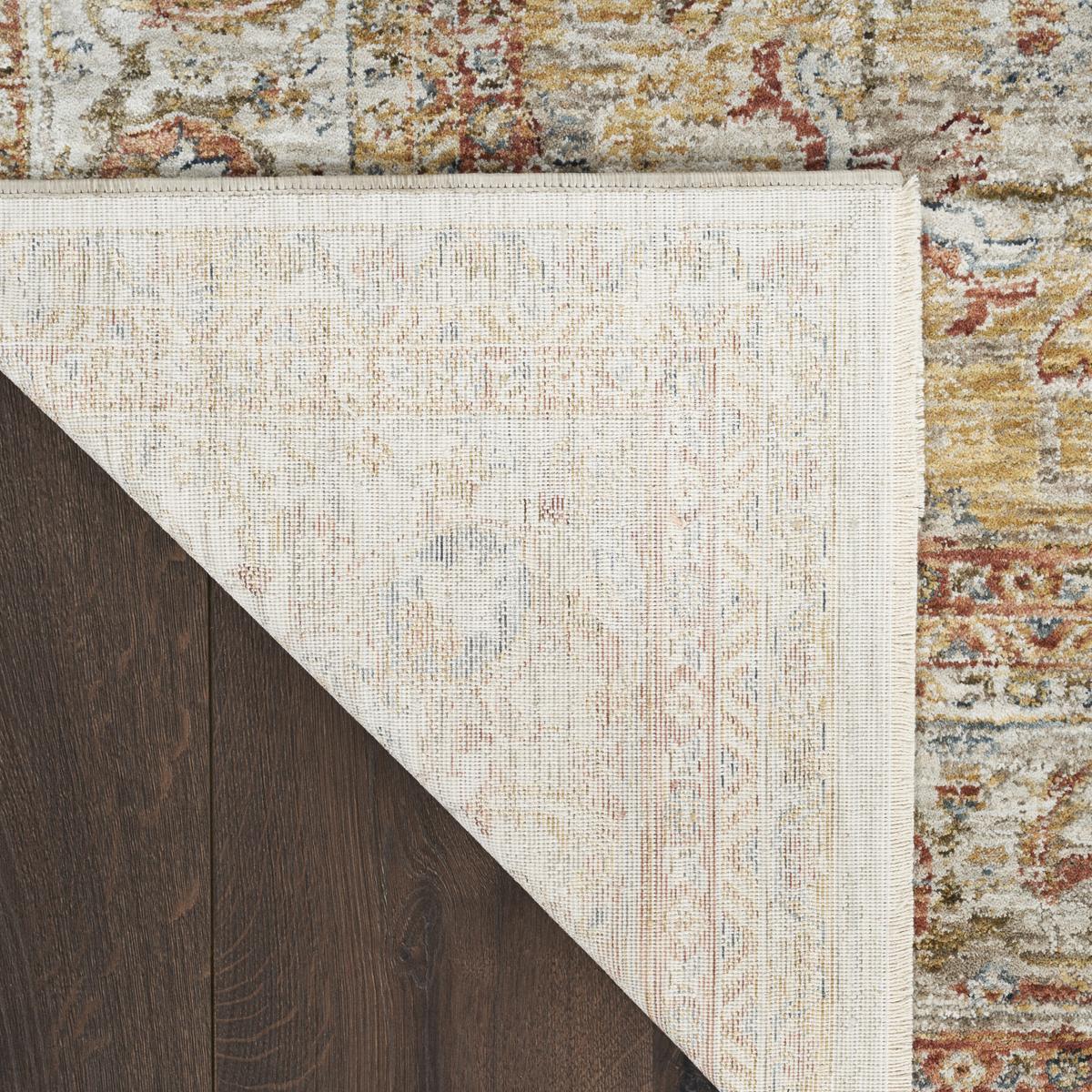 Sahar Medallion Ivory Rust Rug