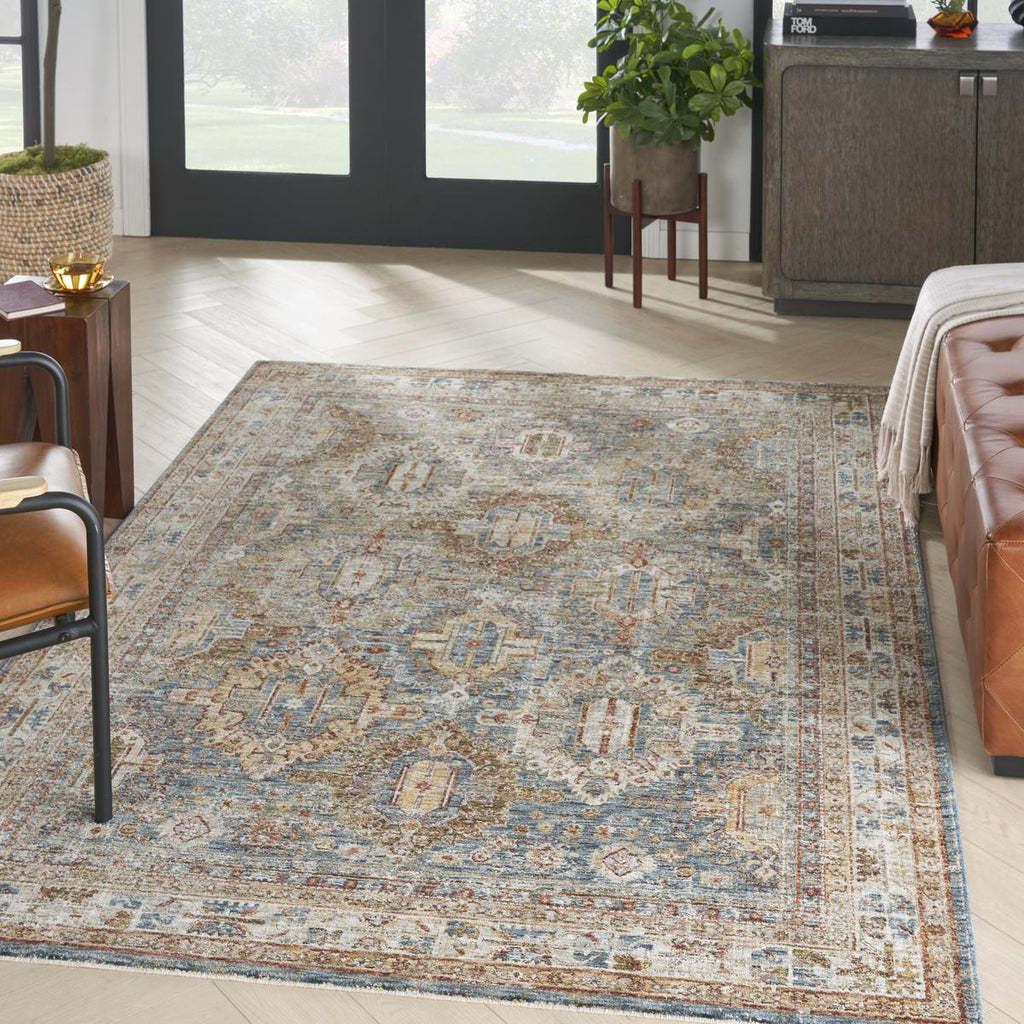 Sahar Panel Blue Rug