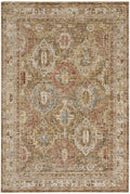 Sahar Panel Green Rug