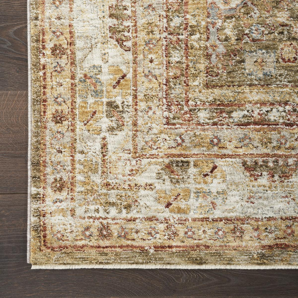 Sahar Panel Green Rug