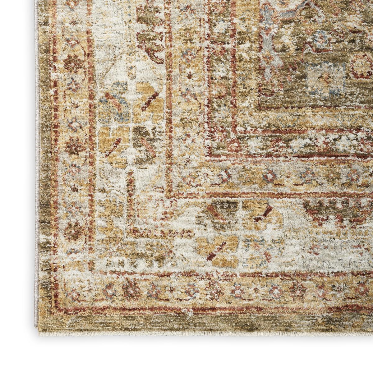 Sahar Panel Green Rug