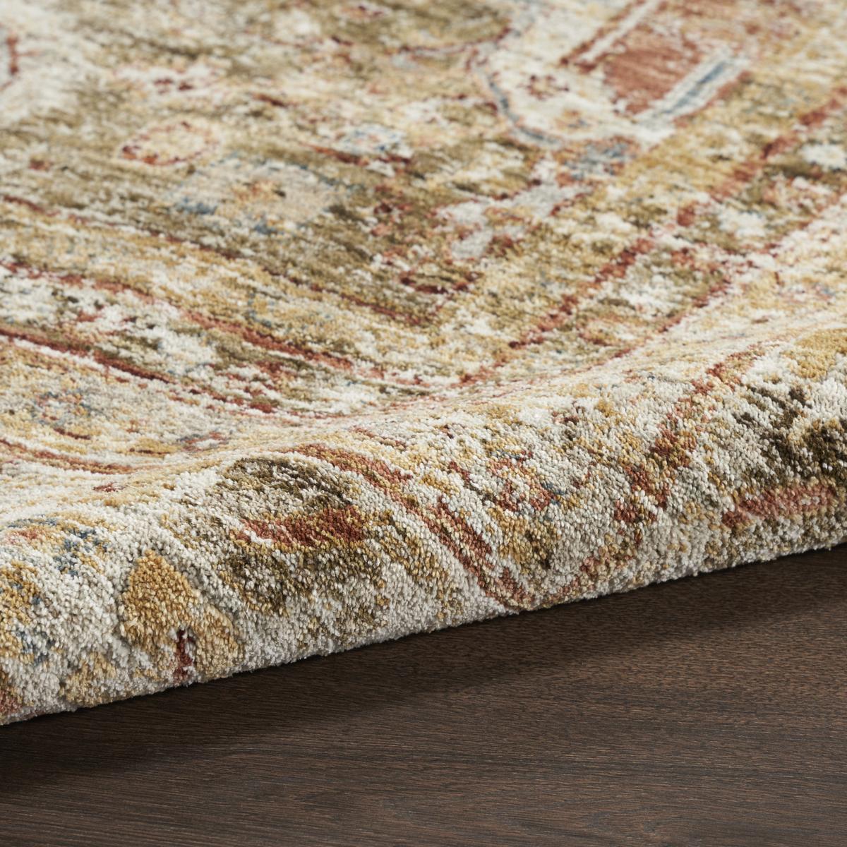Sahar Panel Green Rug
