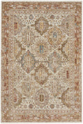 Sahar Panel Ivory Multicolour Rug