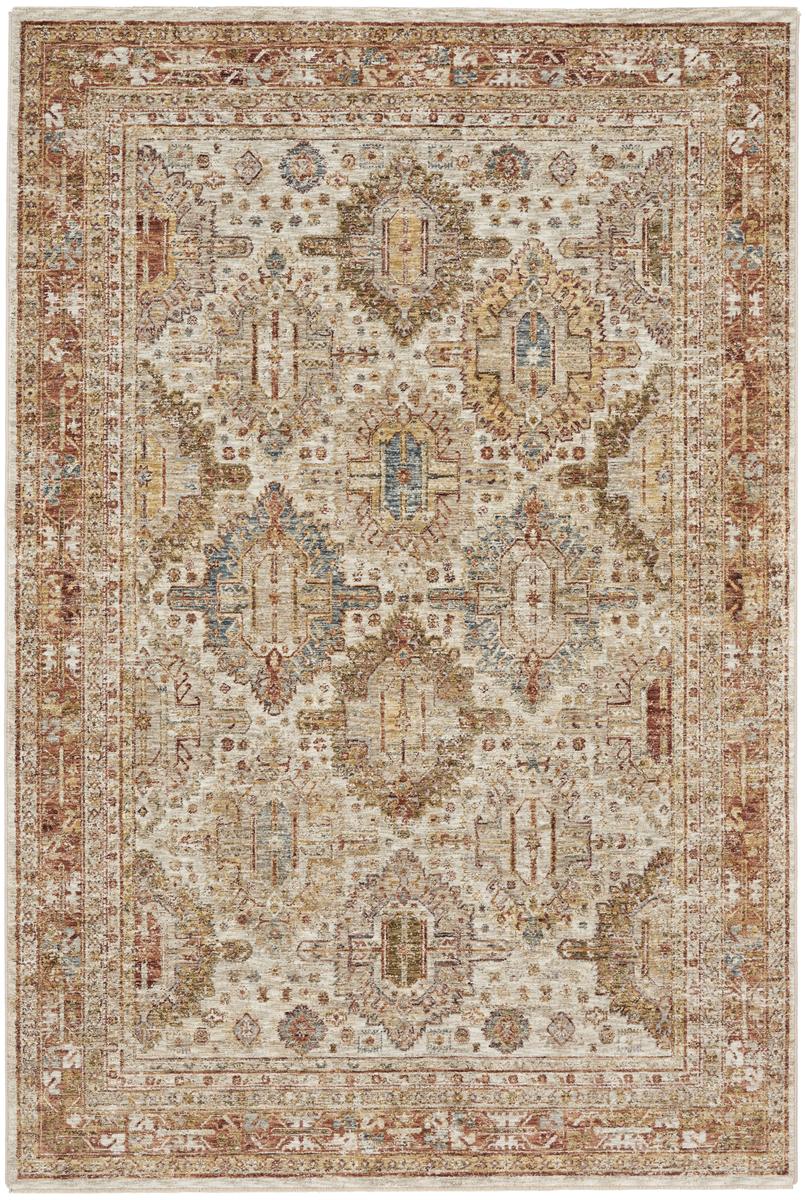 Sahar Panel Ivory Multicolour Rug