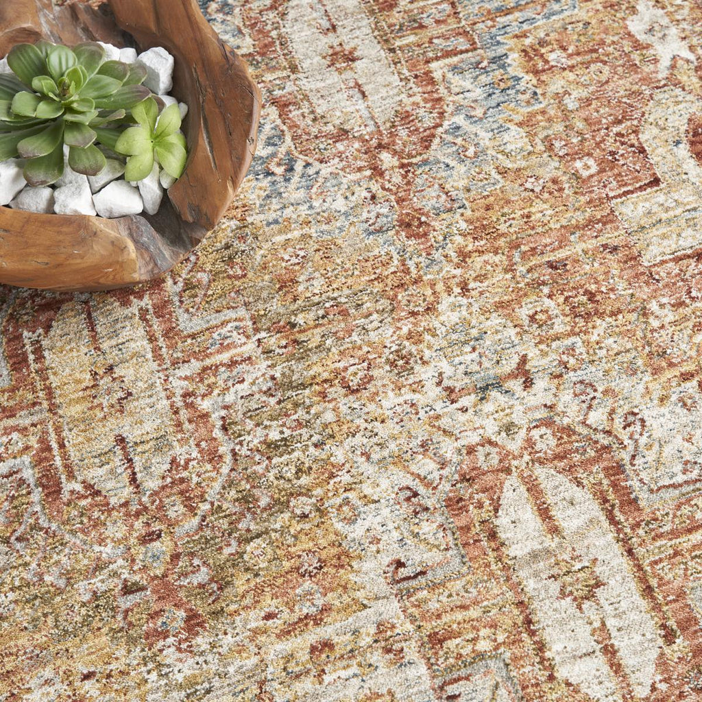 Sahar Panel Rust Rug