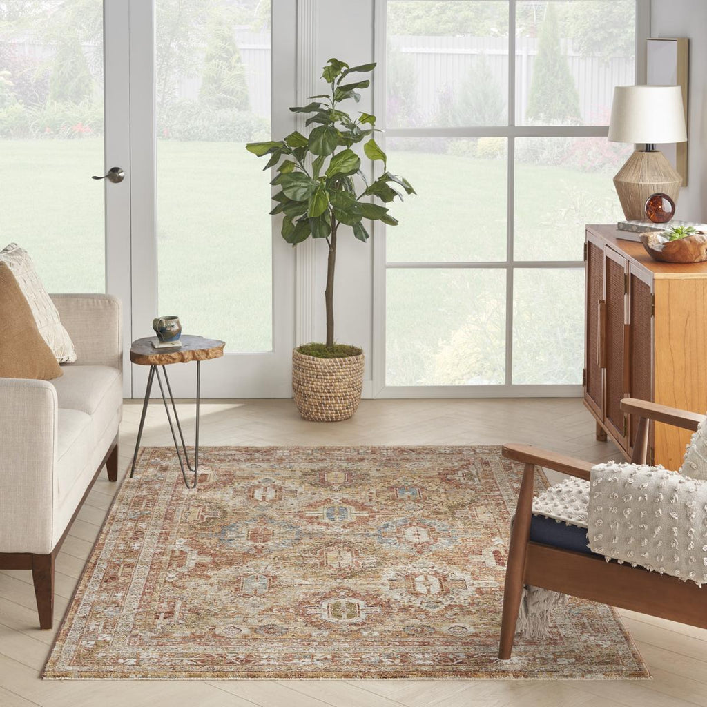 Sahar Panel Rust Rug
