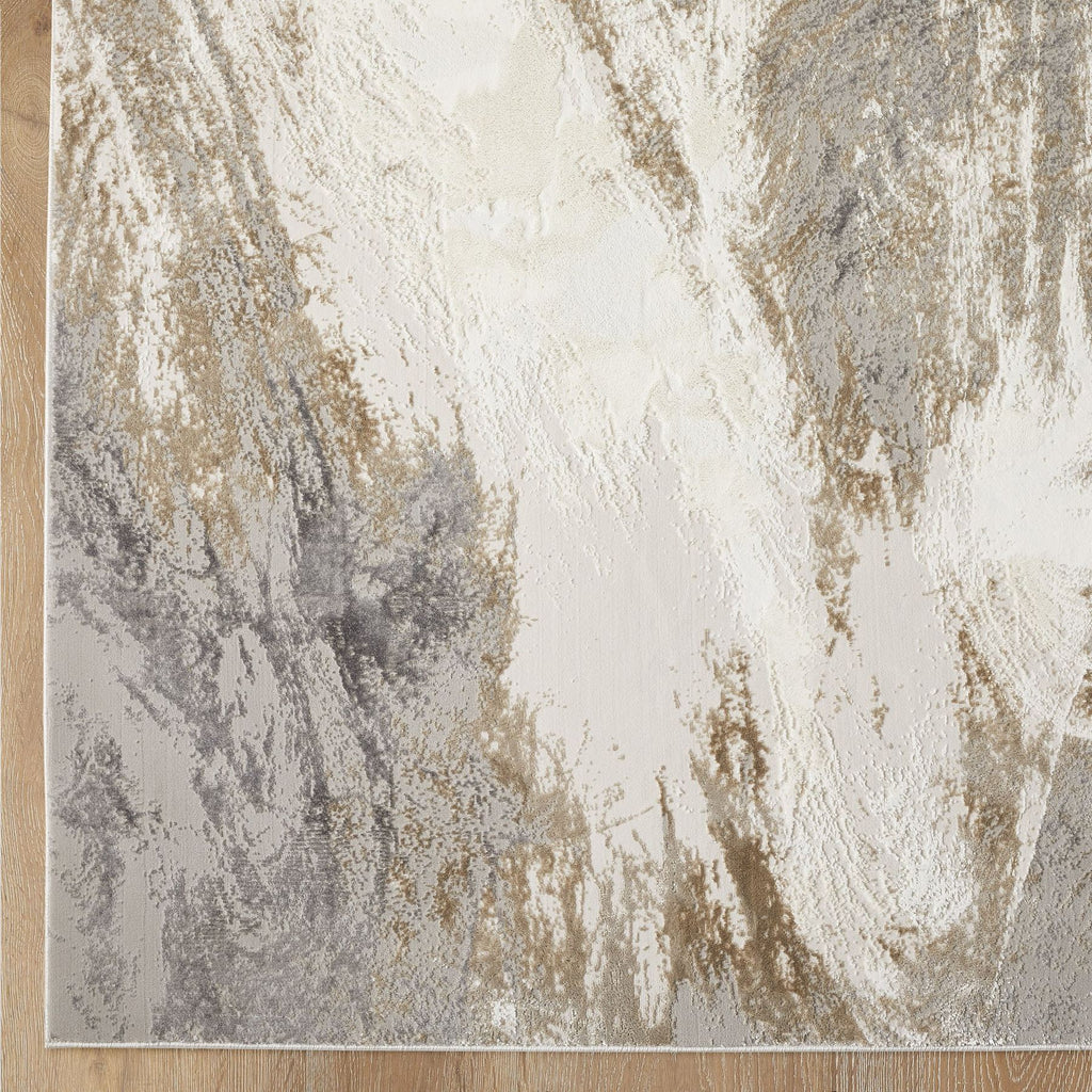 Santa Monica Marble Grey Beige Rug