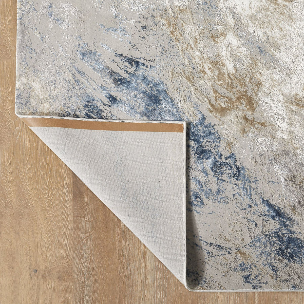 Santa Monica Marble Grey Blue Rug