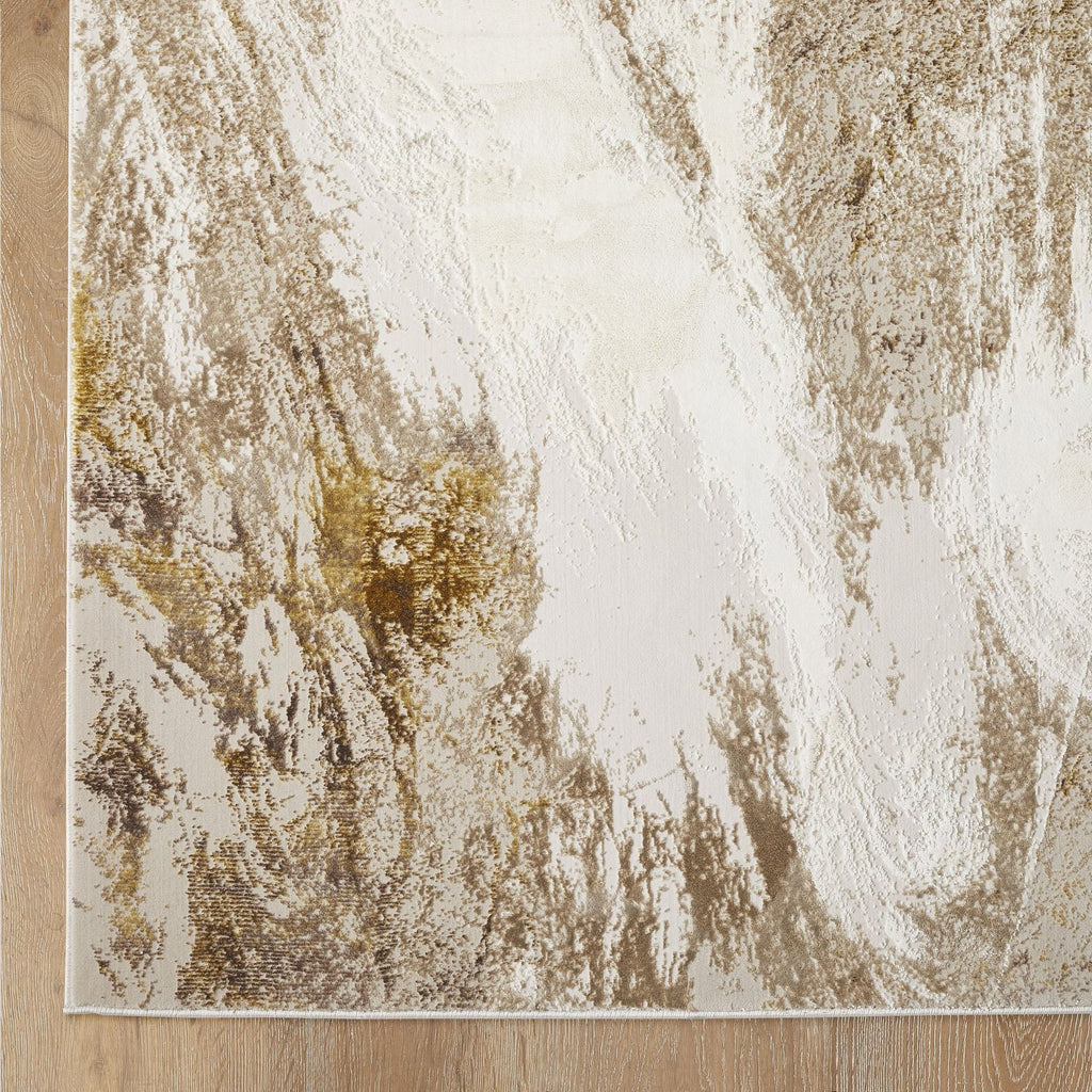 Santa Monica Marble Grey Gold Rug