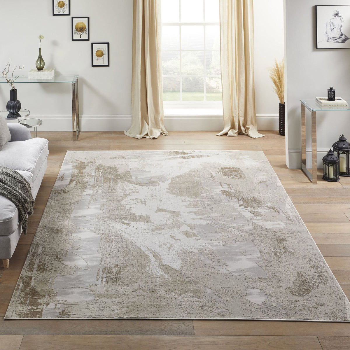 Skyline Cloud Ivory Beige Rug