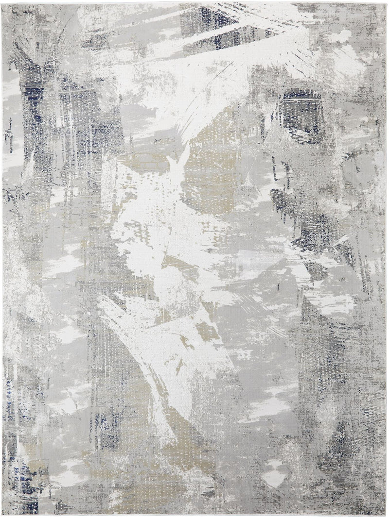 Skyline Cloud Ivory Navy Rug
