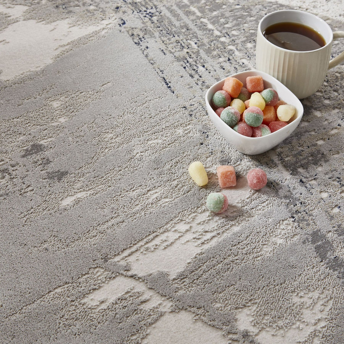 Skyline Cloud Ivory Navy Rug
