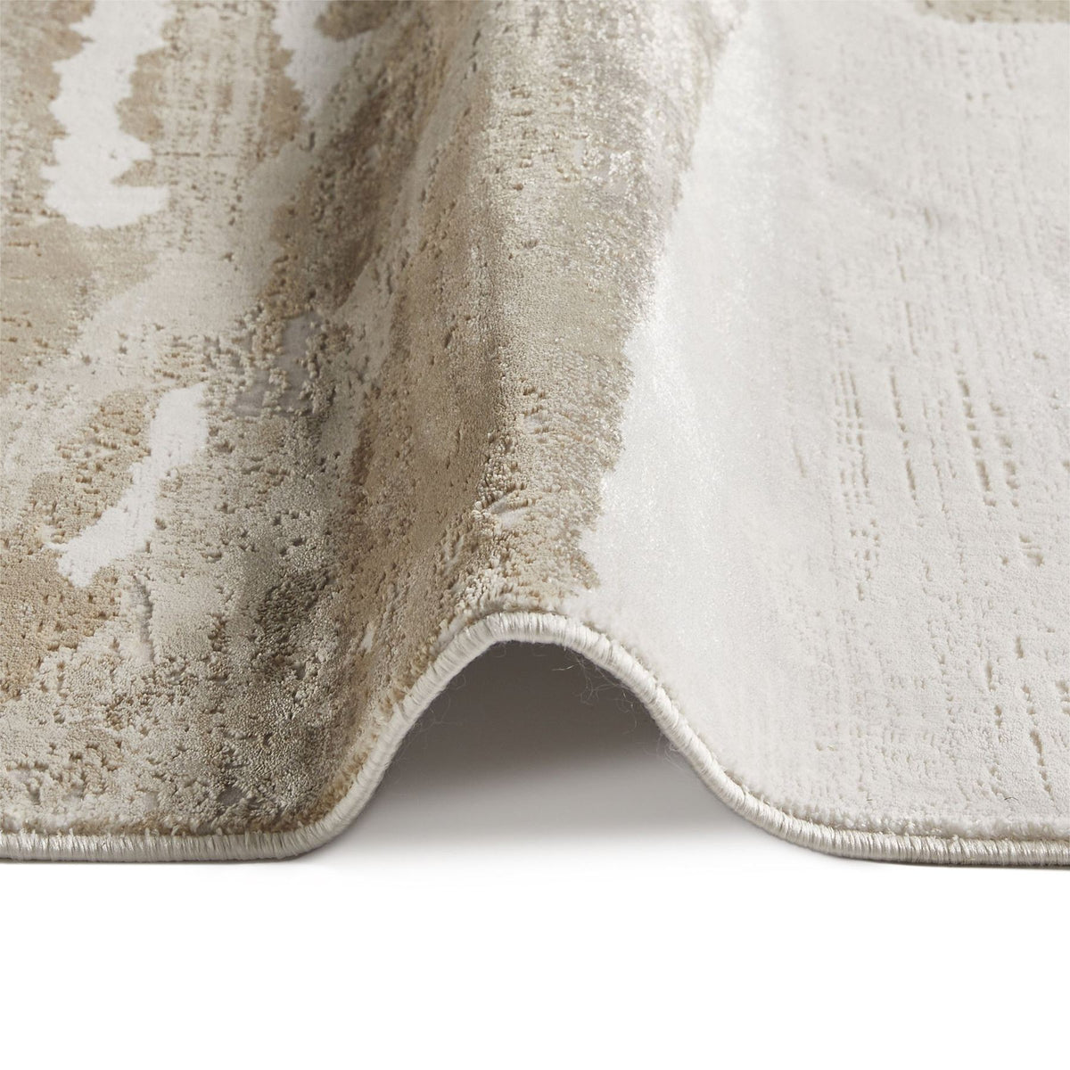 Skyline Leaf Ivory Beige Rug