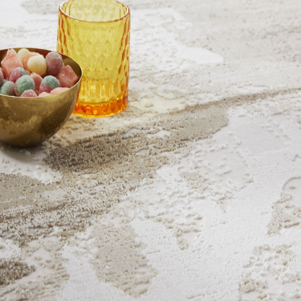Skyline Leaf Ivory Beige Rug