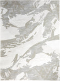 Skyline Leaf Ivory Grey Rug