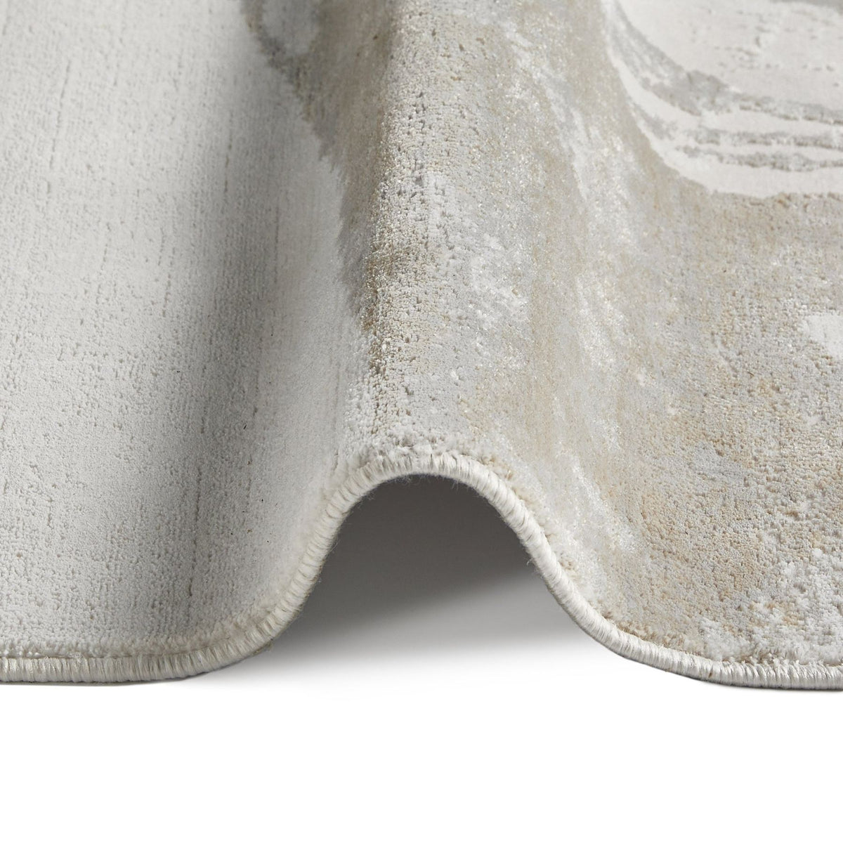Skyline Leaf Ivory Grey Rug