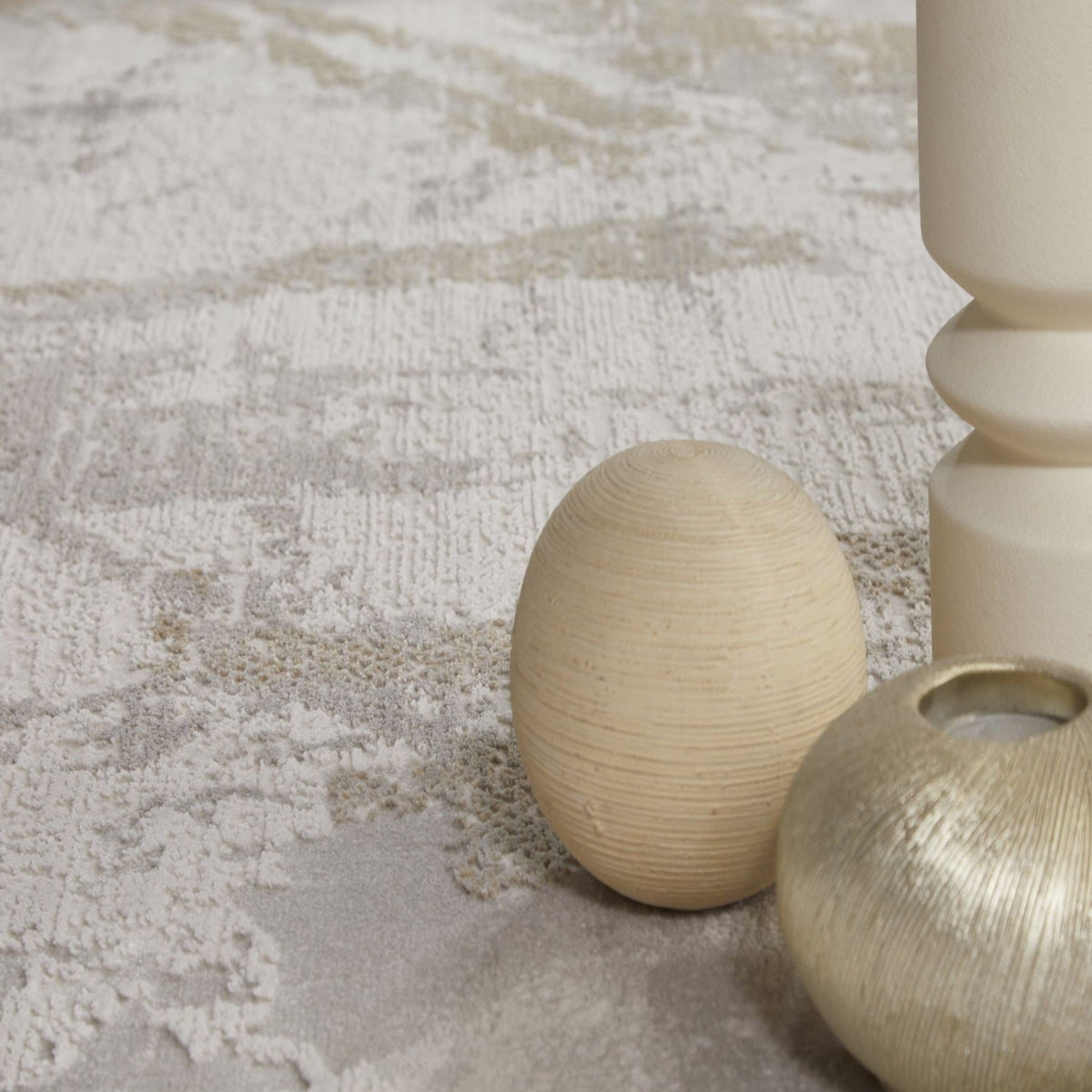 Skyline Marble Ivory Grey Rug