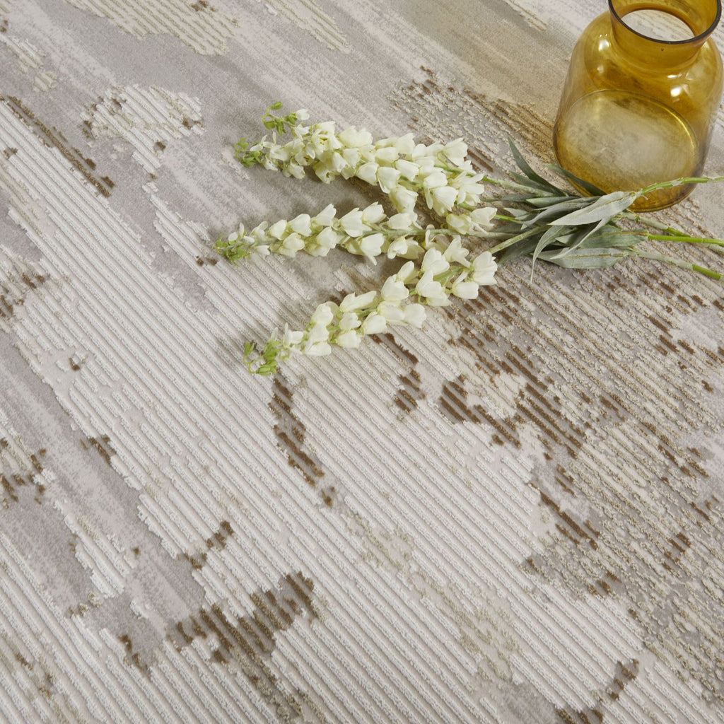 Skyline Strata Ivory Beige Rug