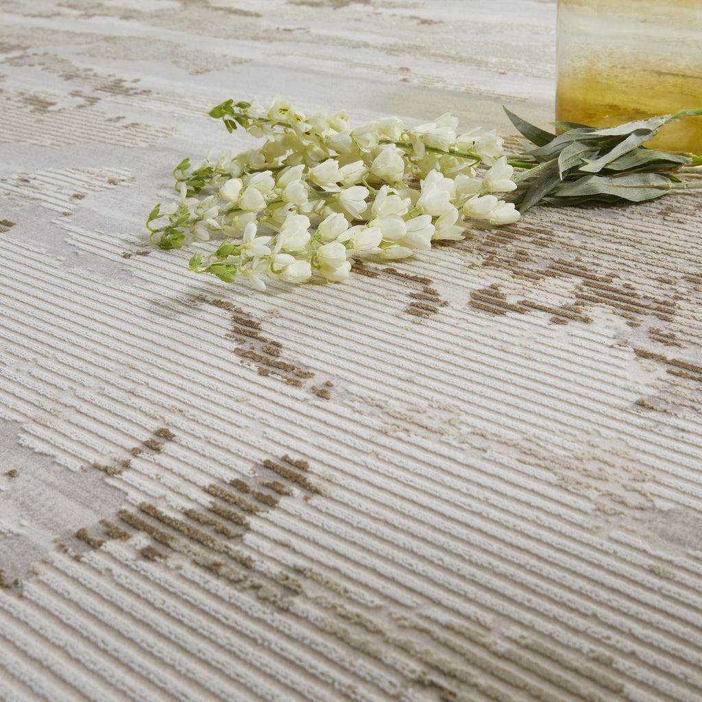 Skyline Strata Ivory Beige Rug