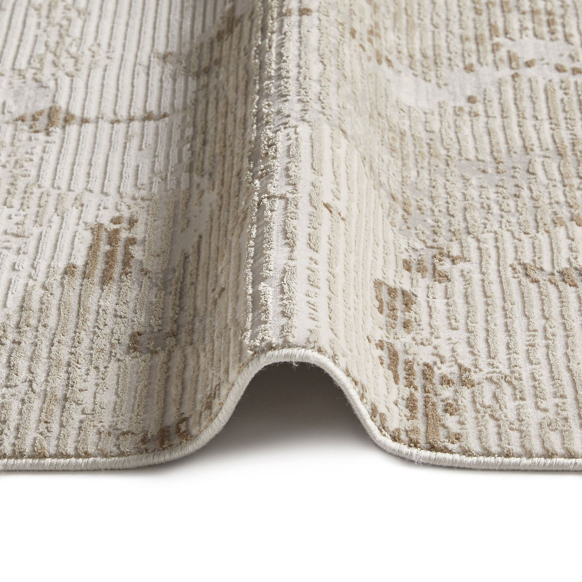 Skyline Strata Ivory Beige Rug
