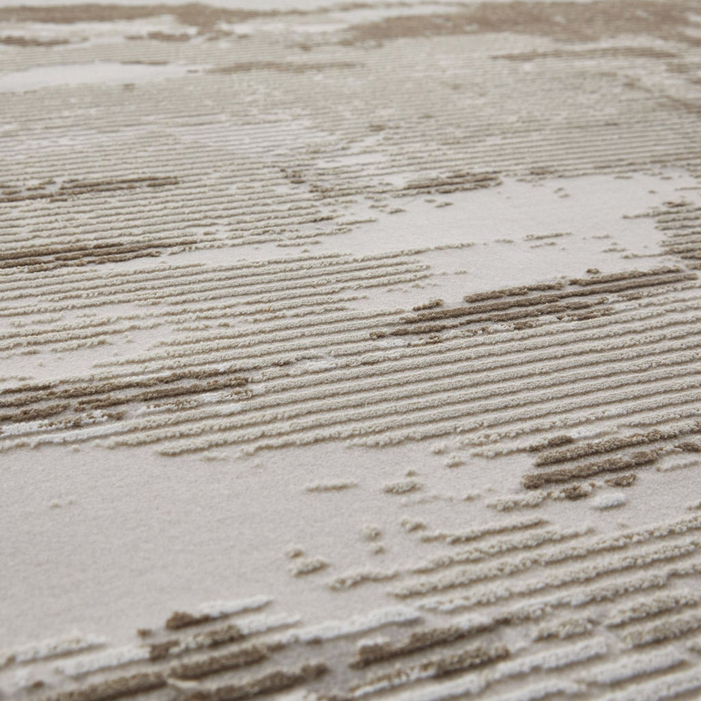 Skyline Strata Ivory Beige Rug