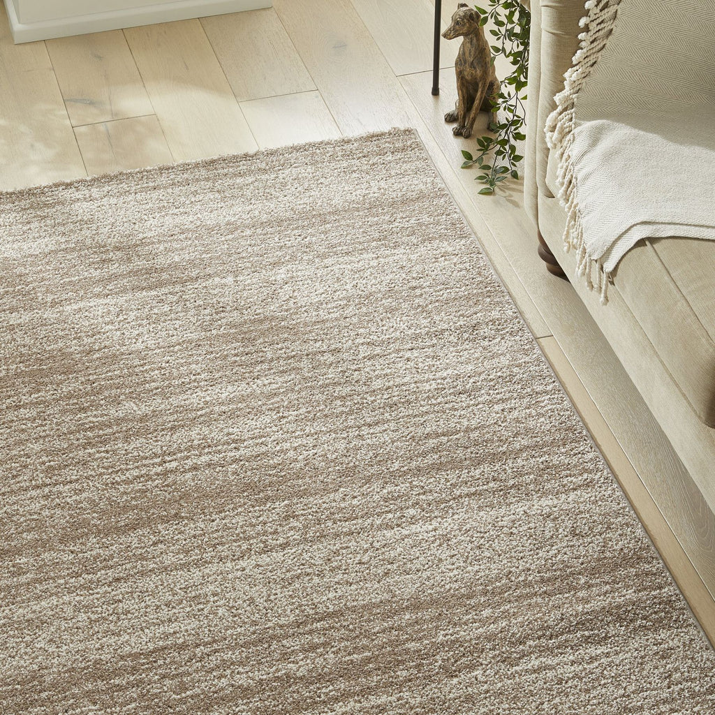 Somerset Melange Beige Shaggy Rug
