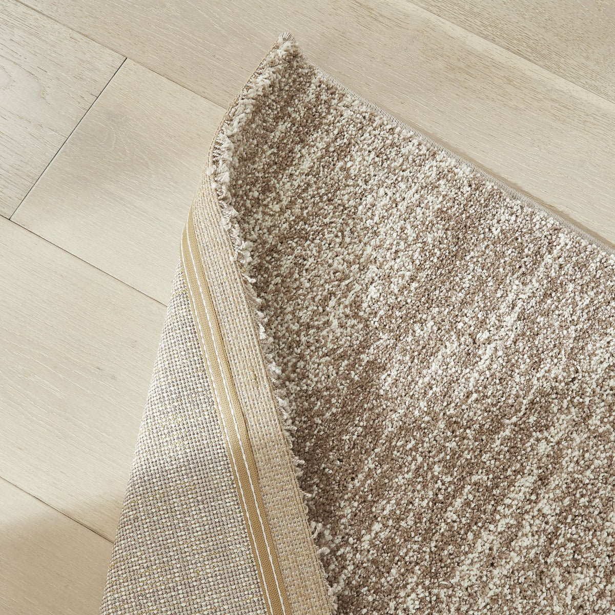 Somerset Melange Beige Shaggy Rug