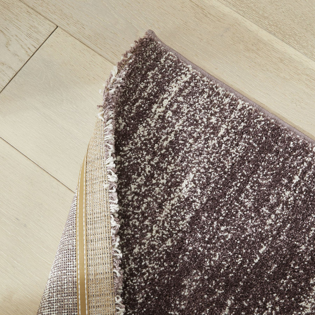 Somerset Melange Plum Shaggy Rug