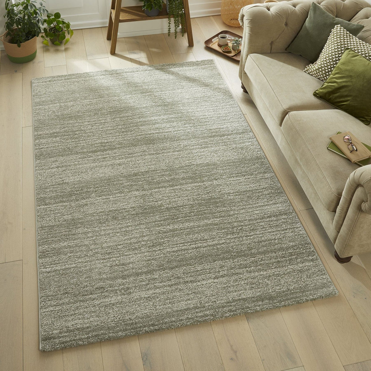Somerset Melange Sage Shaggy Rug