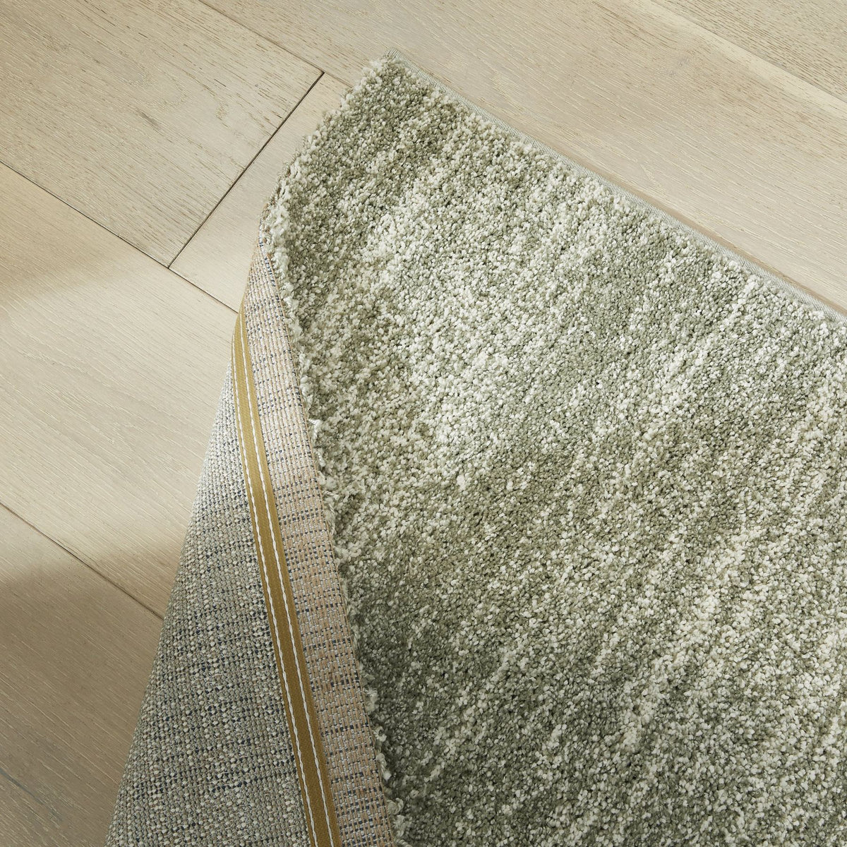 Somerset Melange Sage Shaggy Rug
