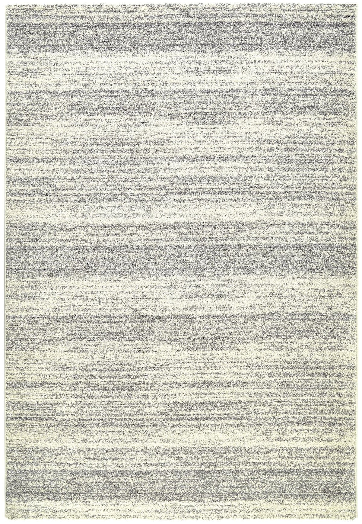 Somerset Melange White Grey Shaggy Rug